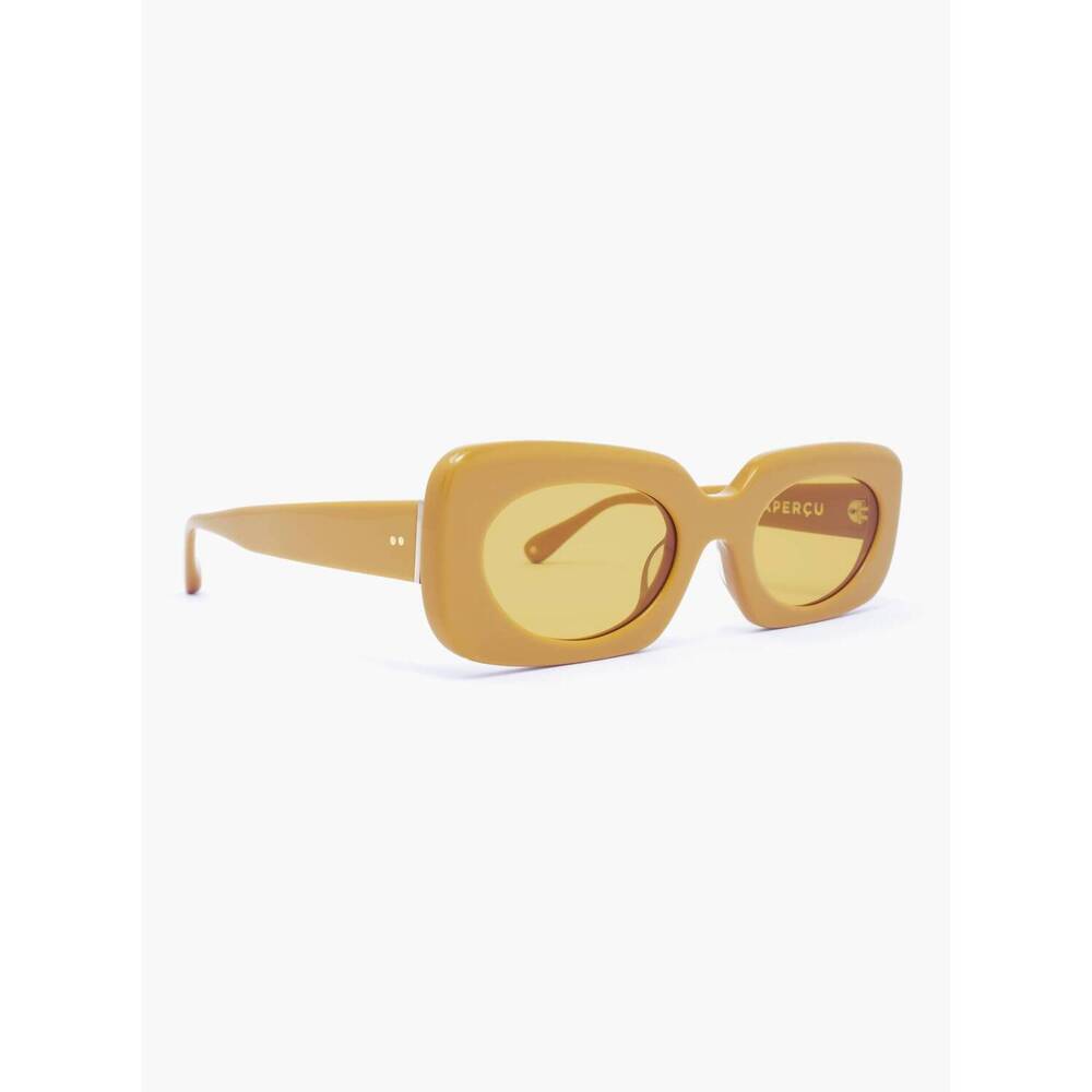 NEW APERÇU EYEWEAR women's alyssa 01 sunglasses in mustard